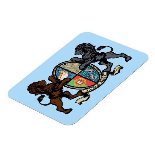 Portugiesisches Wappen Magnet (Linke Seite)