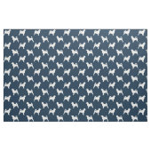 Portugiesisches Wasser-HundeSilhouette-Muster Stoff (Fat Quarter (45,7 x 55,9 cm))