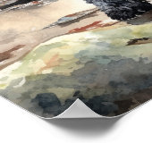 Portugiesisches Wasserdoktorposter Poster (Ecke)