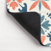 Portuguese Azulejo Tile Pattern Mousepad – Blue &  (Ecke)