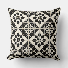 Portuguese Azulejo Tile Pattern Throw Pillow – Bla Kissen