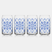 Portuguese Blue Tile Monogram Dosenglas (Links)