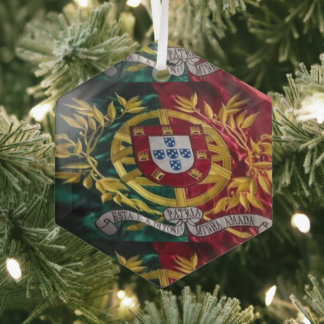 Portuguese designs ceramic ornament aus glas
