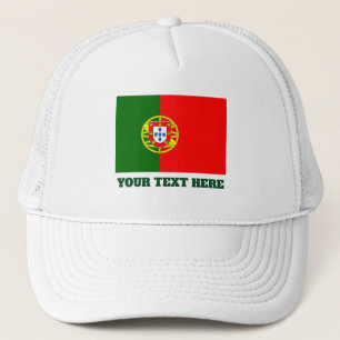 Portuguese flag of Portugal custom trucker hats Truckerkappe