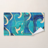 Portuguese Ocean Waves & Seagulls Towel Set – Coas (Handtuch)