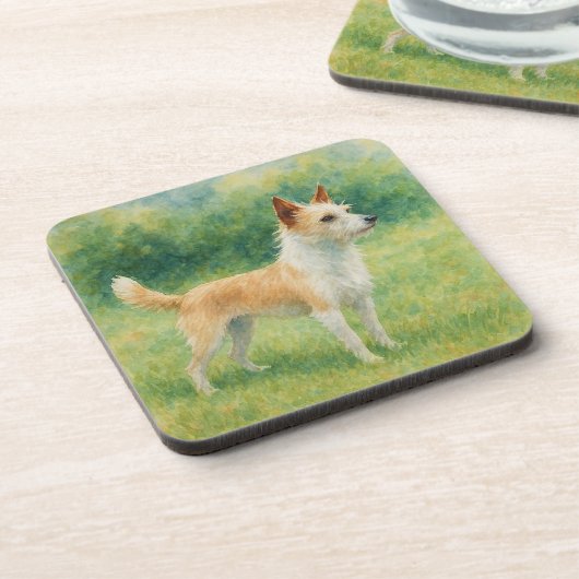 Portuguese Podengo Getränkeuntersetzer (Linke Seite)