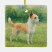 Portuguese Podengo Keramikornament (Vorderseite)