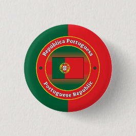 Portuguese Republic Button