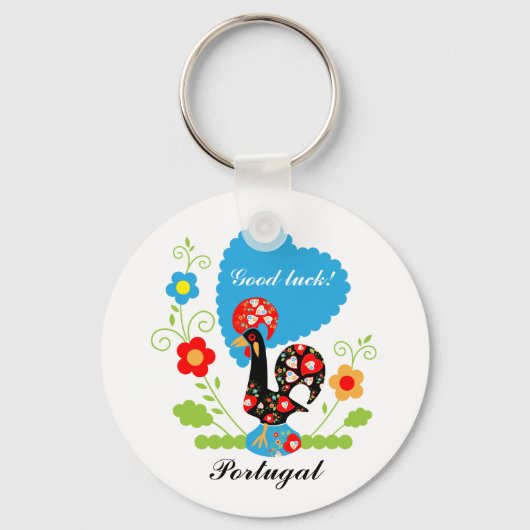 Portuguese Rooster Schlüsselanhänger (Vorderseite)