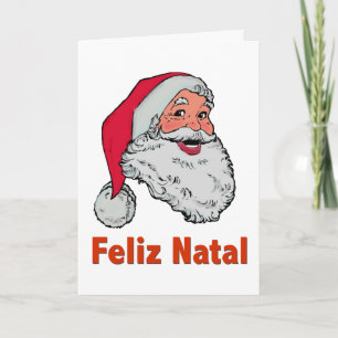 Portuguese Santa Christmas Card Feiertagskarte