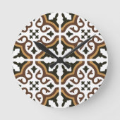 Portuguese tiles 3 runde wanduhr (Vorderseite)