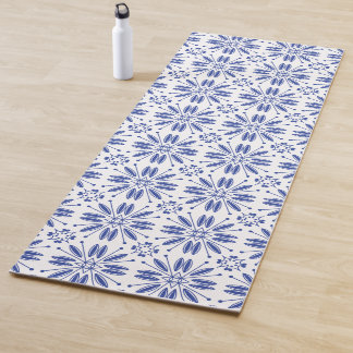 Portuguese Tiles European Style Vintage Yogamatte
