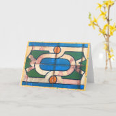 Portuguese tiles karte (Gelbe Blume)