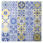 Portuguese Tiles Pattern Ceramic Tile  Fliese (Vorderseite)