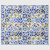 Portuguese Tiles Pattern Geschenkpapier (Flach)