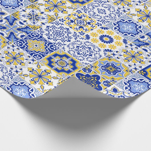 Portuguese Tiles Pattern Geschenkpapier (Ecke)