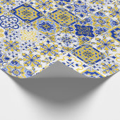 Portuguese Tiles Pattern  Geschenkpapier (Ecke)
