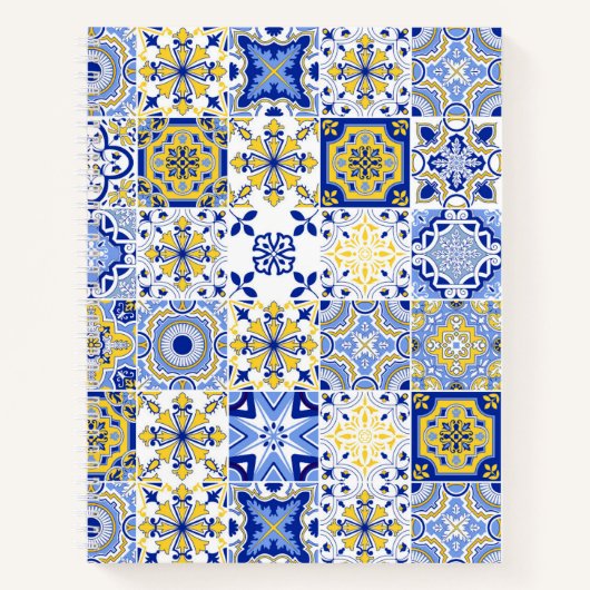 Portuguese Tiles Pattern Notizblock (Vorderseite)