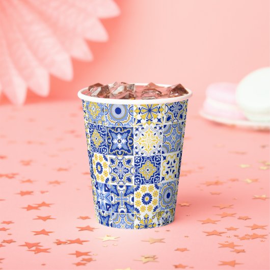 Portuguese Tiles Pattern  Pappbecher (Insitu)