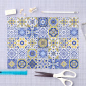 Portuguese Tiles Pattern  Seidenpapier (Handwerk)