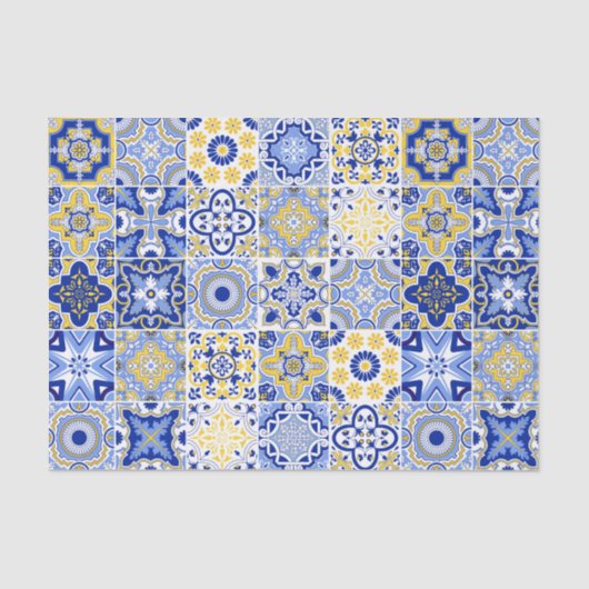 Portuguese Tiles Pattern  Seidenpapier (Vorderseite)