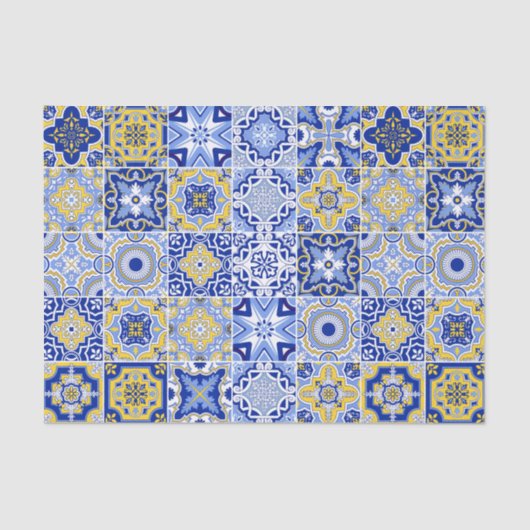 Portuguese Tiles Pattern Seidenpapier (Vorderseite)