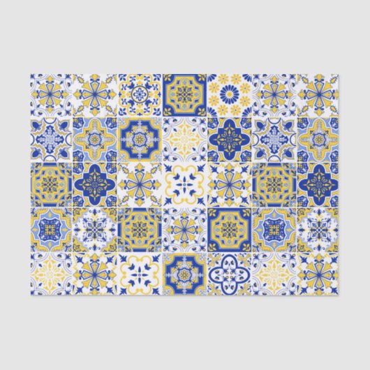 Portuguese Tiles Pattern  Seidenpapier (Vorderseite)