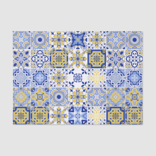 Portuguese Tiles Pattern  Seidenpapier (Vorderseite)