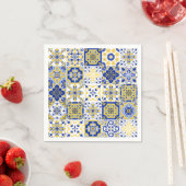 Portuguese Tiles Pattern Serviette (Beispiel)