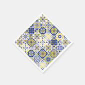 Portuguese Tiles Pattern  Serviette (Ecke)