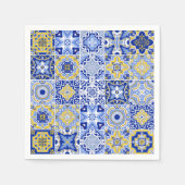 Portuguese Tiles Pattern  Serviette (Vorderseite)