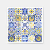 Portuguese Tiles Pattern  Serviette (Vorderseite)