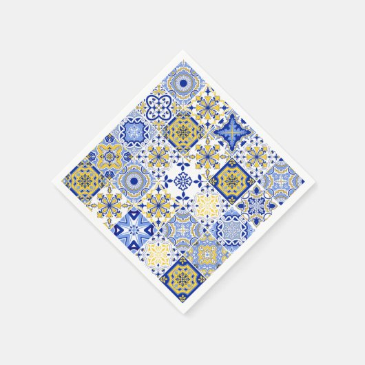 Portuguese Tiles Pattern  Serviette (Ecke)