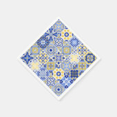 Portuguese Tiles Pattern  Serviette (Ecke)