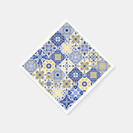 Portuguese Tiles Pattern  Serviette (Ecke)