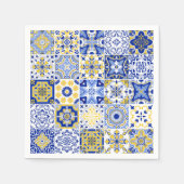 Portuguese Tiles Pattern  Serviette (Vorderseite)