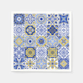 Portuguese Tiles Pattern  Serviette (Vorderseite)