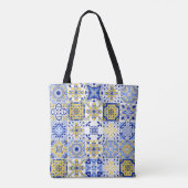 Portuguese Tiles Pattern Tasche (Rückseite)