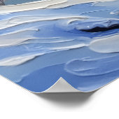 Portuguese Water Dog Christmas Boat Holiday Poster (Ecke)