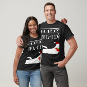 Portuguese Water Dog Christmas Happy Howlidays LS T-Shirt (Unisex)