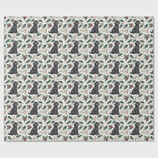 Portuguese Water Dog Christmas Wrapping Paper Geschenkpapier
