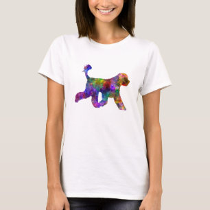 Portuguese Water Dog im Watercolor T-Shirt