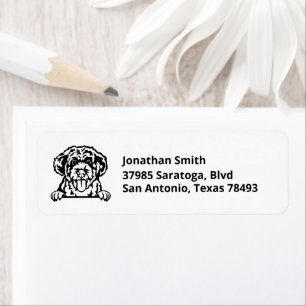 PORTUGUESE WATER DOG   Image on Return Address