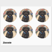 Portuguese Water Dogs Cute Anime Sticker (Blatt)