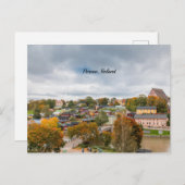 Porvoo, Finnland Postkarte (Vorne/Hinten)