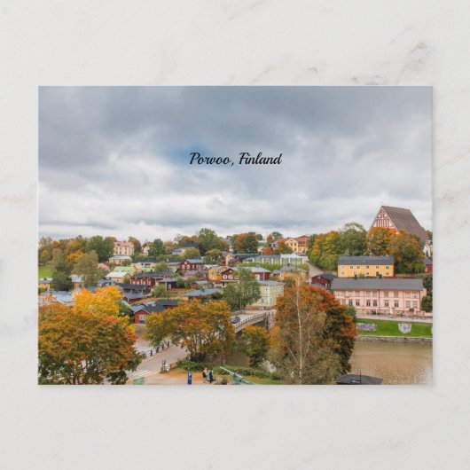 Porvoo, Finnland Postkarte (Vorderseite)