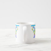 Porzellan Berries auf einer Espresso-Tasse Espressotasse (Rückseite)