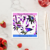 Porzellan Blume Muttertag Zollpapier Napkins Serviette (Beispiel)