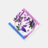 Porzellan Blume Muttertag Zollpapier Napkins Serviette (Ecke)