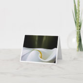 Porzellan Calla Note Card Dankeskarte (Vorderseite)